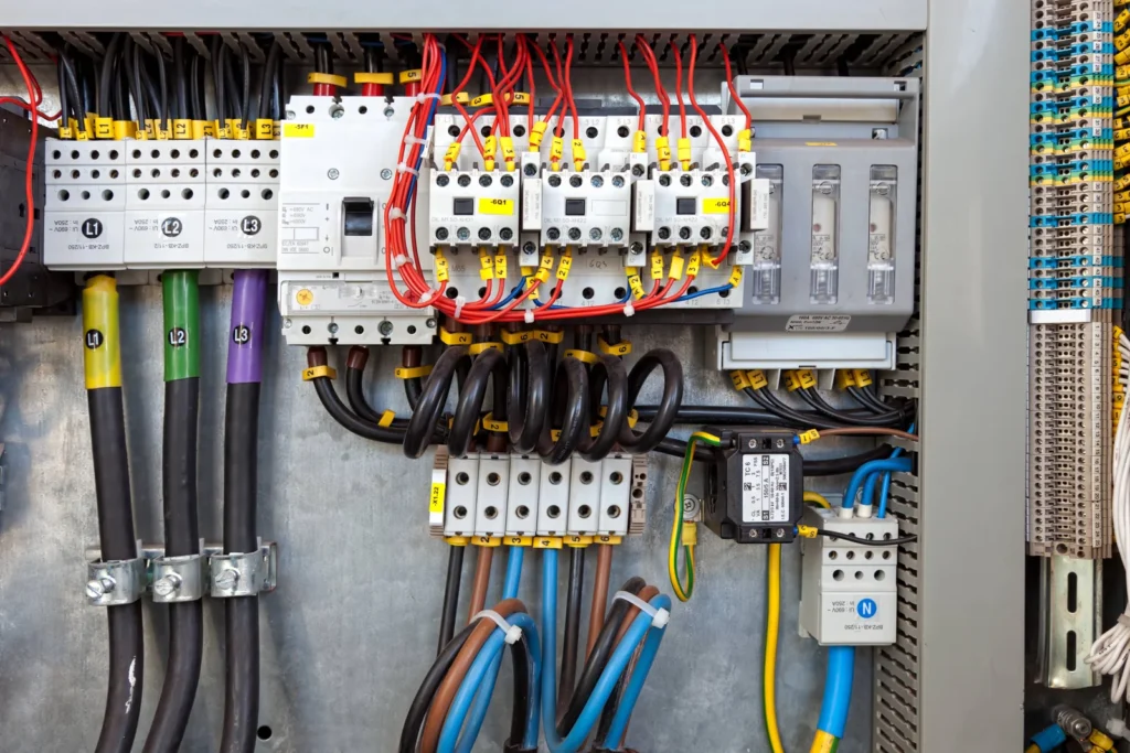 Control panel conduit in the AK Electric gallery