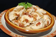 Pierogi serving bowl in the Alexandra's Pierogi gallery
