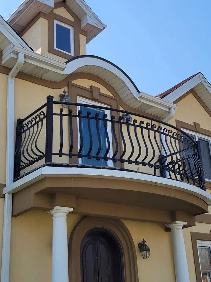 Balcony railing front in the Alpha Welding Services gallery