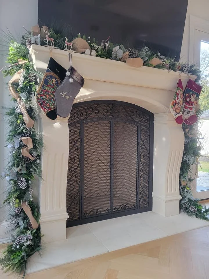 Decorative fireplace screen in the Alpha Welding Services gallery