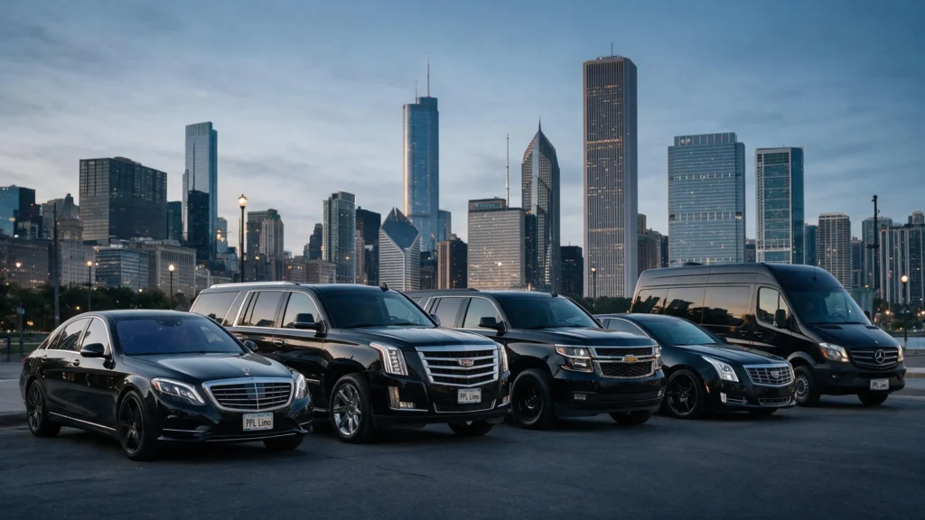 Pleasant Prestige Limousine fleet lineup