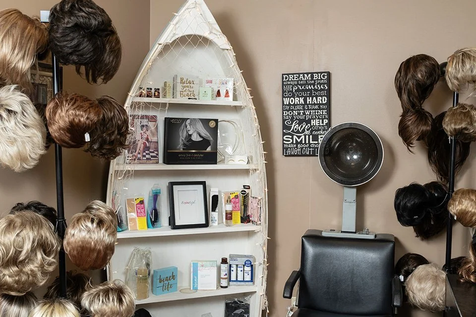 Private styling room at Christine Pusateri Hair Solutions