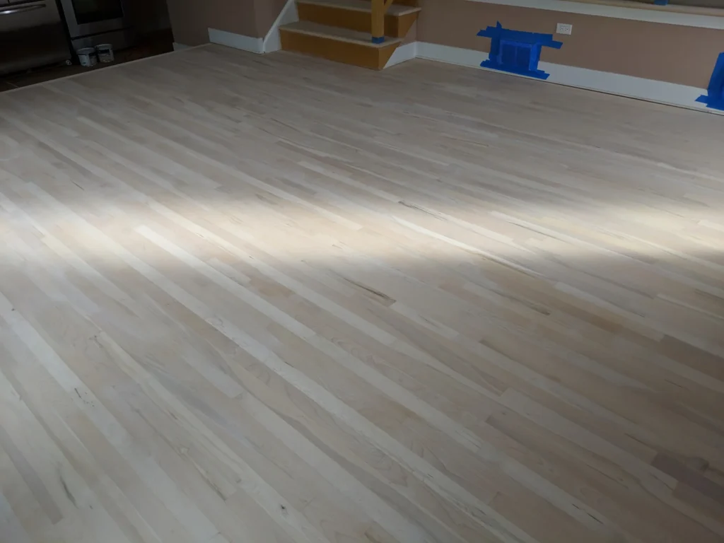 Light plank floor shown in the CMS Floors project gallery