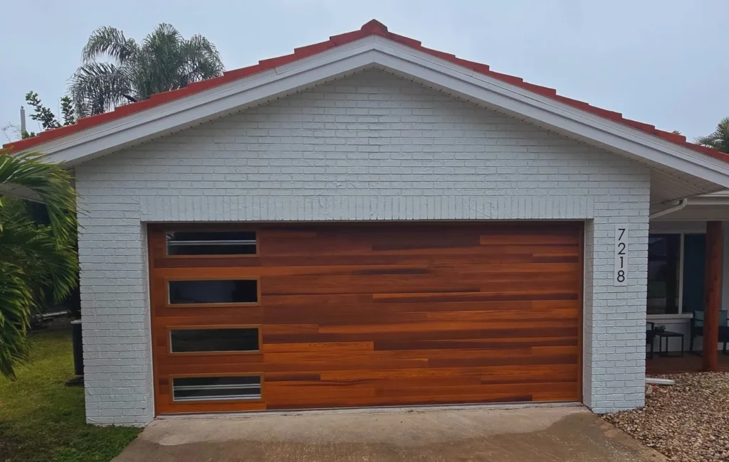 Horizontal panel garage door in the Deluxe Garage Doors gallery