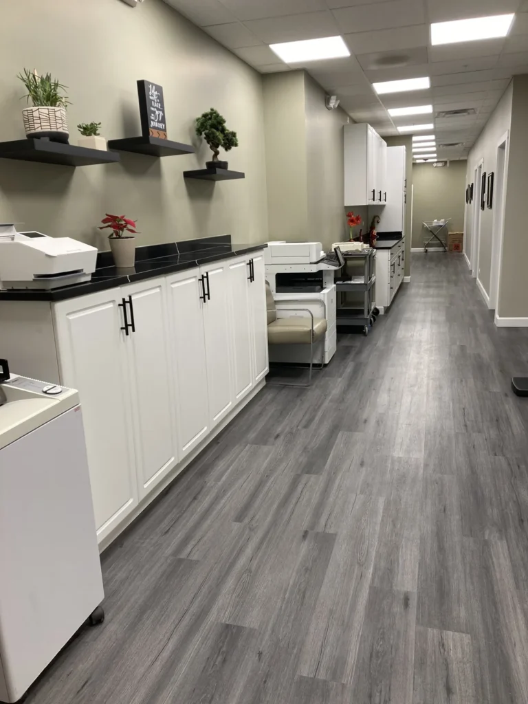 Office corridor at Harmony Personal Physicians