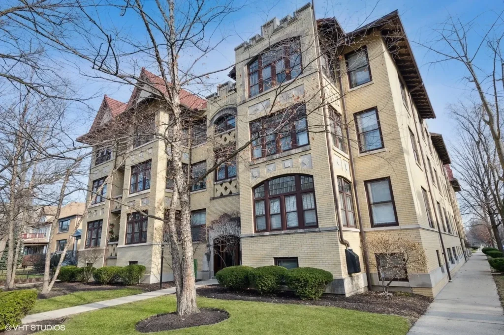 Brick apartment building in the Home One gallery