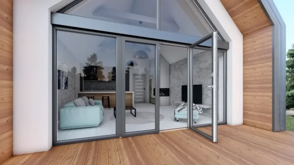 Illustration: Large gable glazing design in the Home One gallery