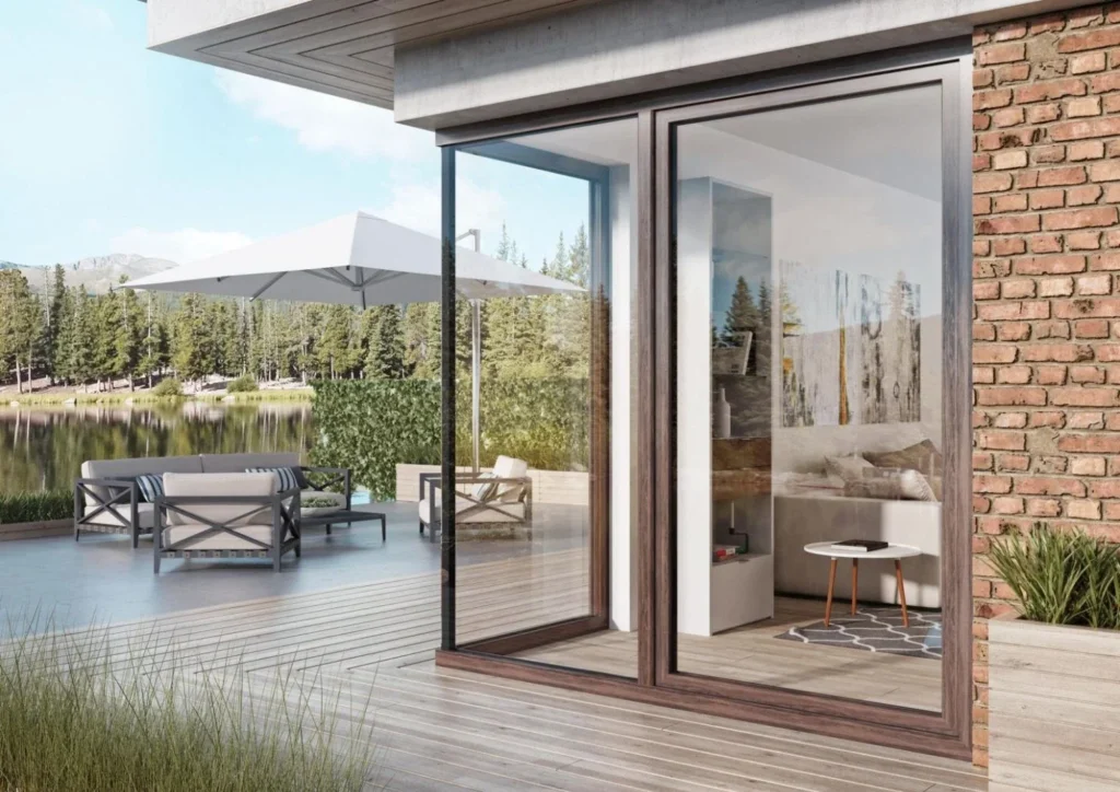 Illustration: Sliding terrace door exterior in the Home One gallery