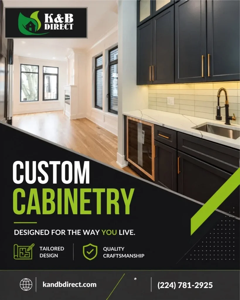 Custom cabinetry promotion in the Kitchen and Bath Direct gallery
