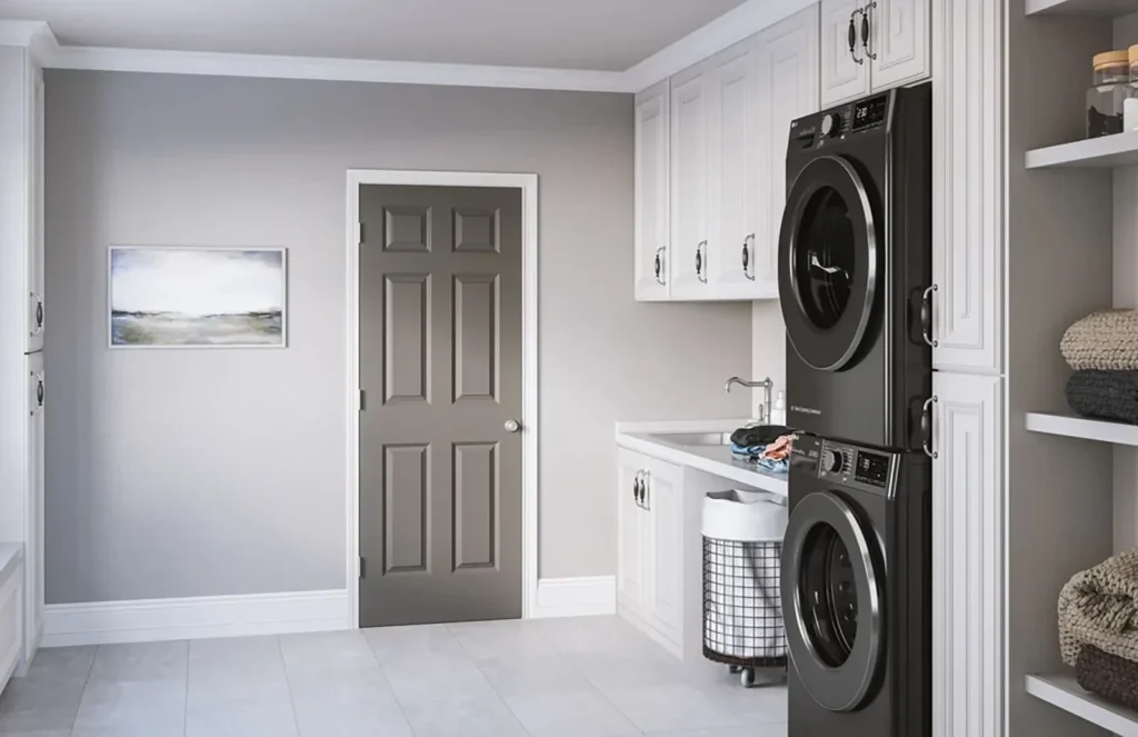 Laundry room cabinets in the Kitchen and Bath Direct gallery