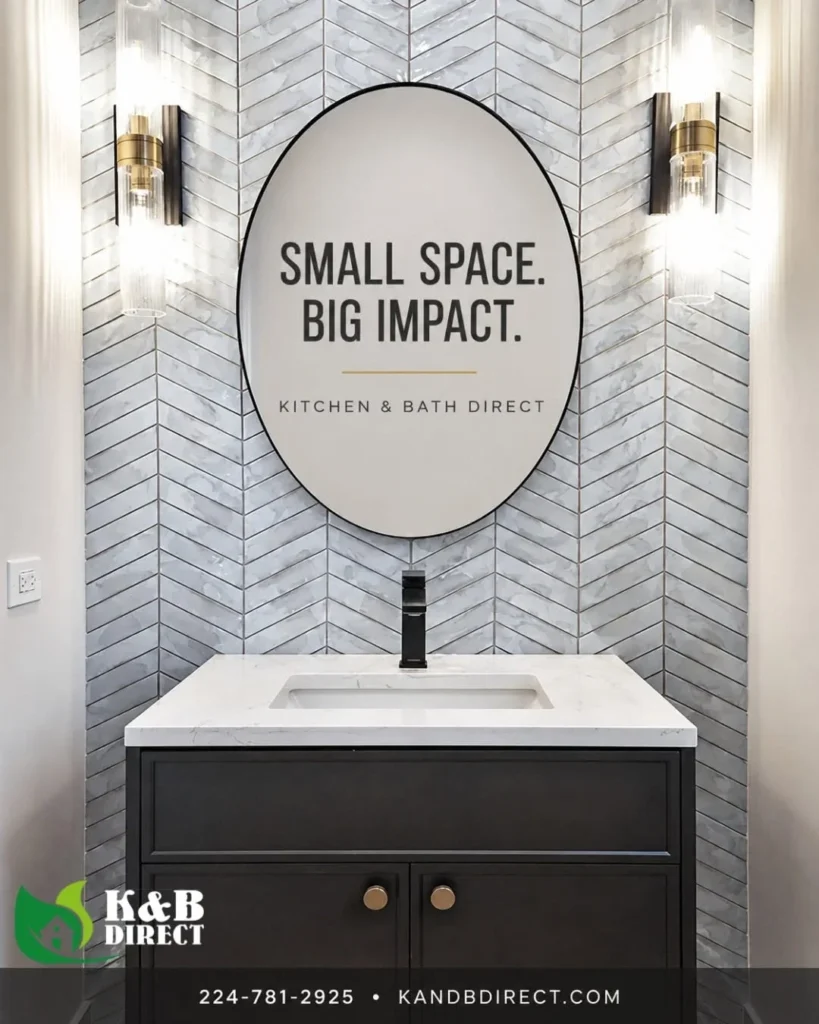 Small bathroom promotion in the Kitchen and Bath Direct gallery