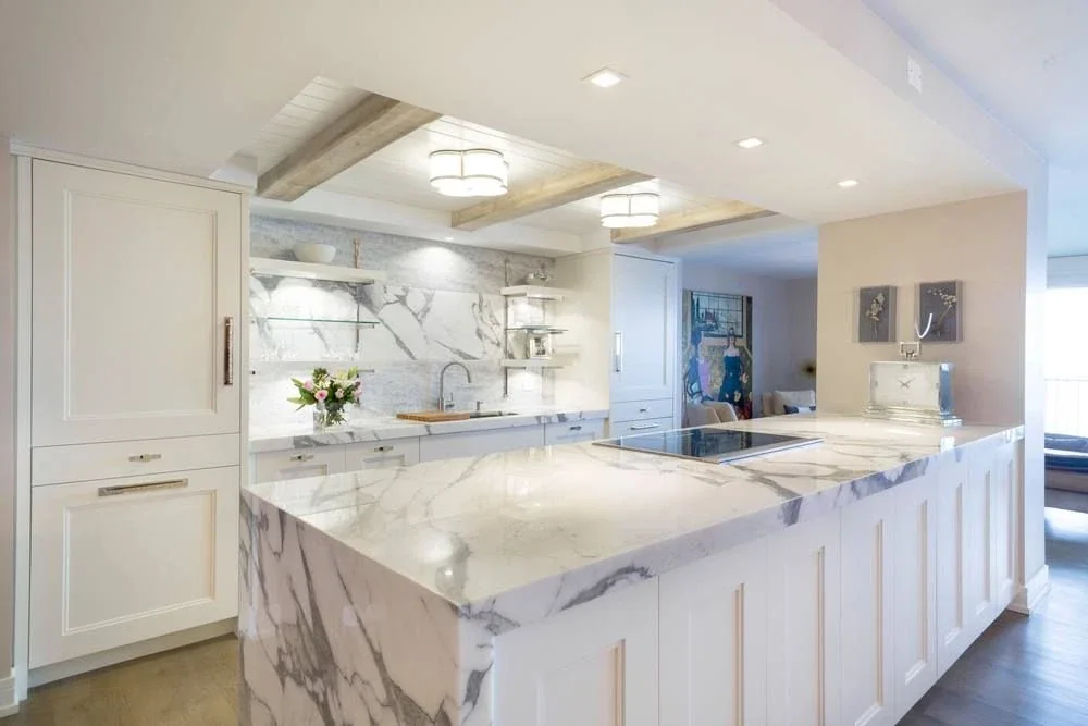 White island coffered ceiling in the MG Stone Surface gallery