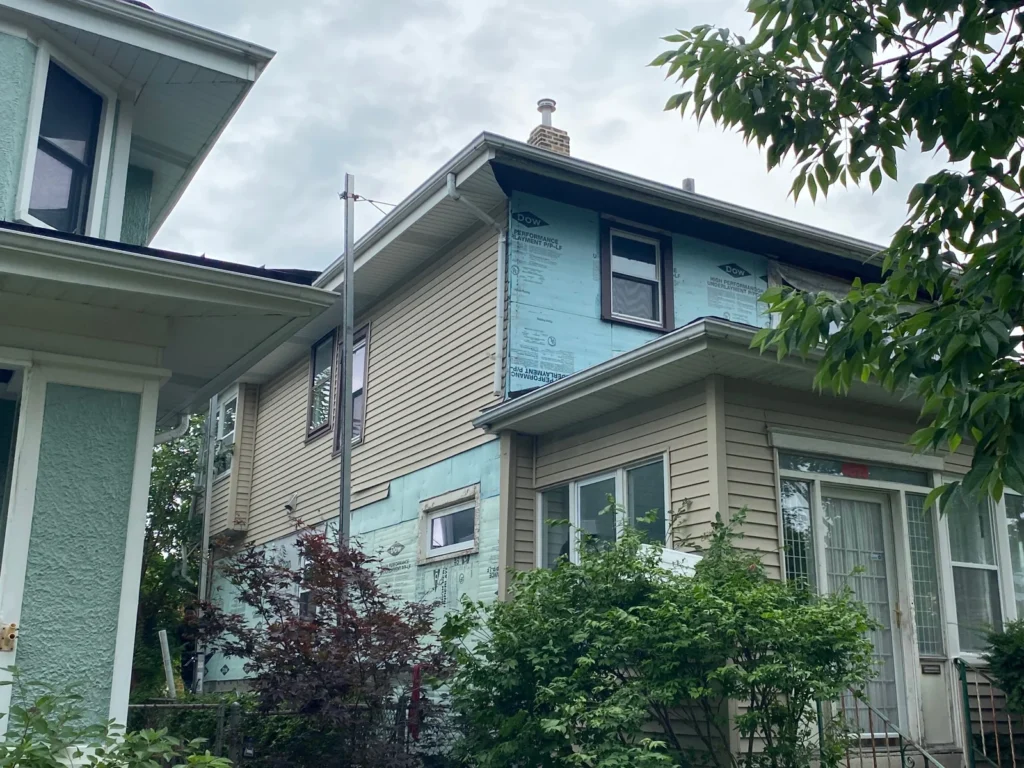 House siding new trim in the Midwest Renovation Services gallery