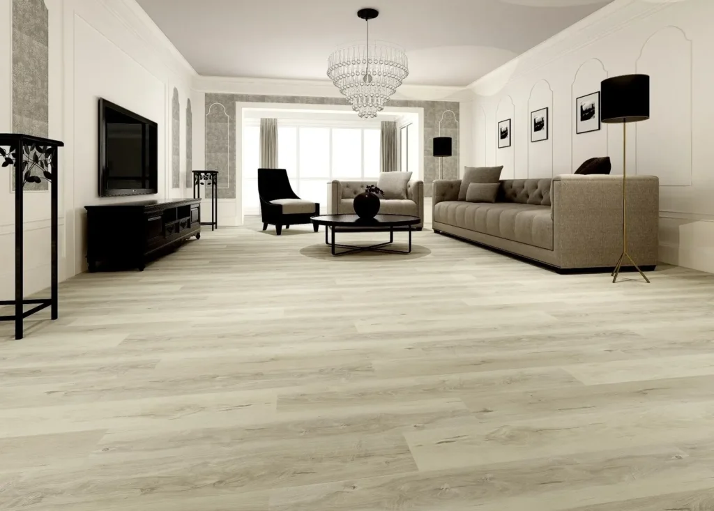 Light wood-look flooring in the Moda Floors product inspiration gallery