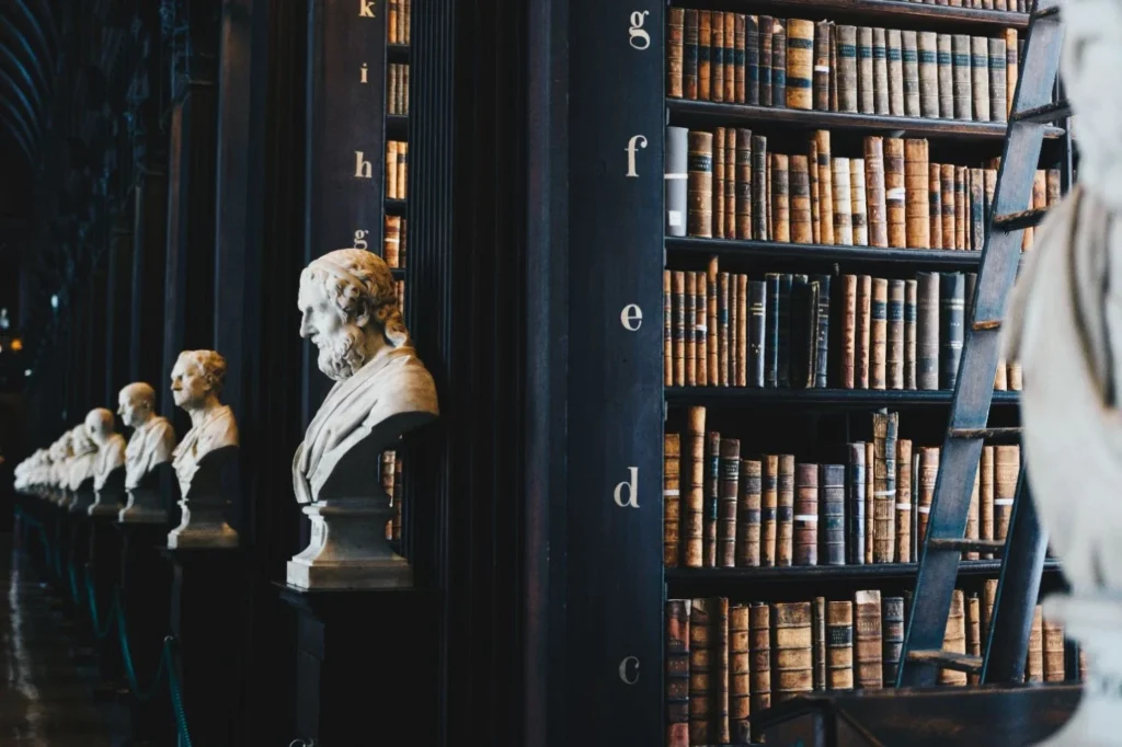 Illustration: Law library in the National Title Center gallery
