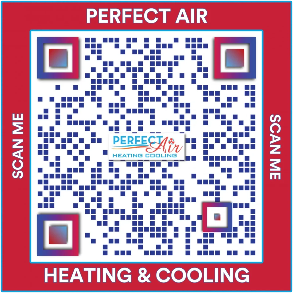 Heating cooling contact card in the Perfect Air Company gallery