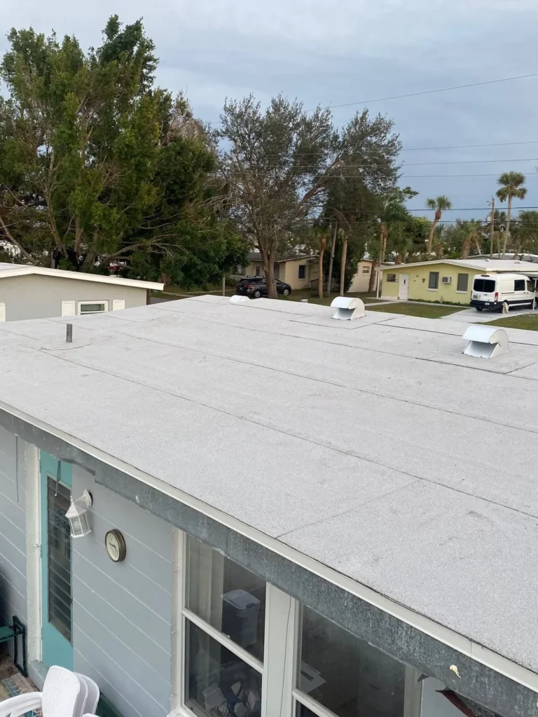 Flat roof membrane in the Rock Castle Roofing gallery