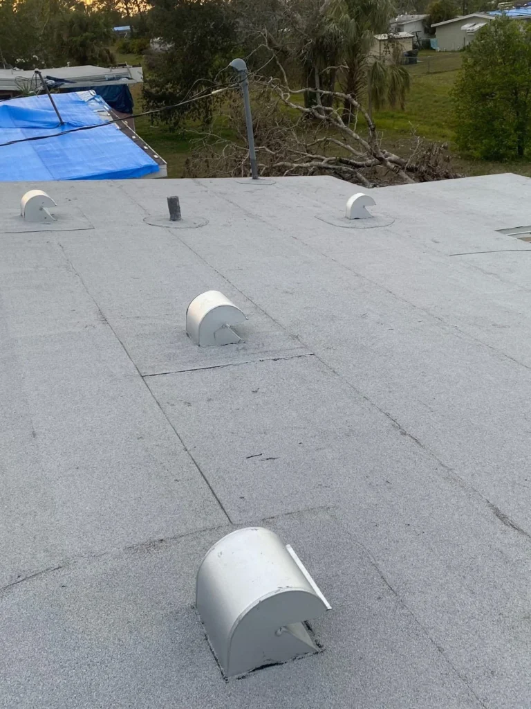 Flat roof vents in the Rock Castle Roofing gallery