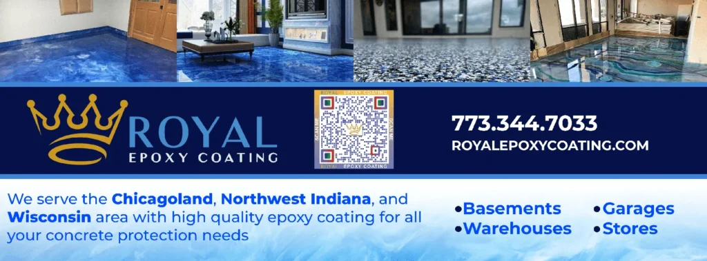 Floor coating contact banner in the Royal Epoxy Coating gallery