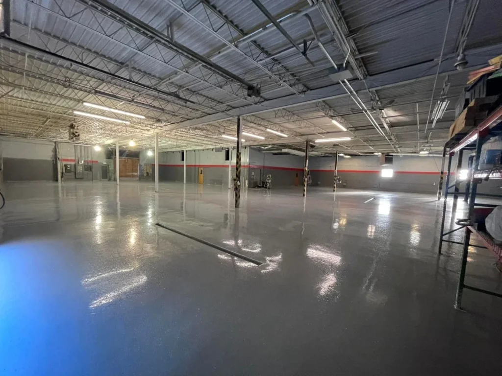 Large commercial interior floor in the Royal Epoxy Coating gallery