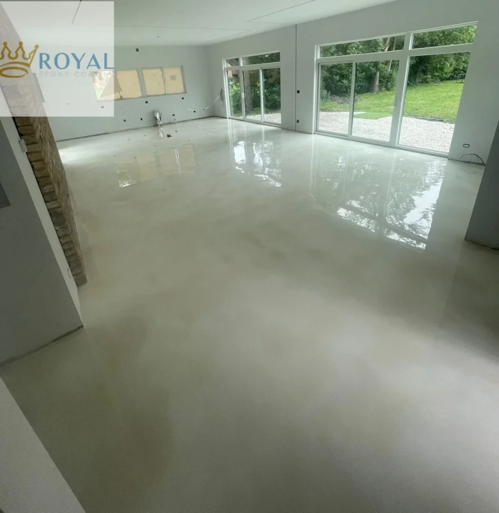 Light reflective room floor in the Royal Epoxy Coating gallery