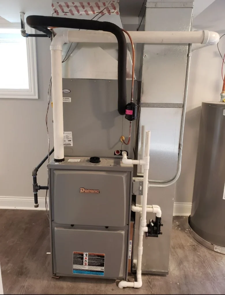 Illustration: Furnace ductwork closet in the RP HVAC Inc gallery