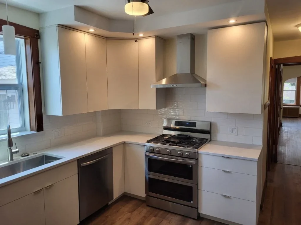 Gray kitchen range wall in the Sebior gallery