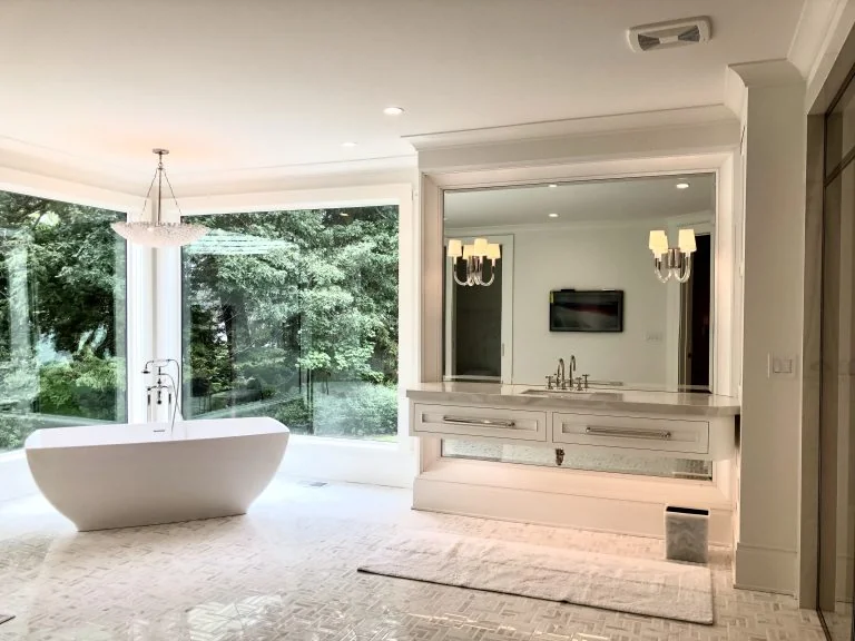 Bathroom large window stone in the SP Group gallery
