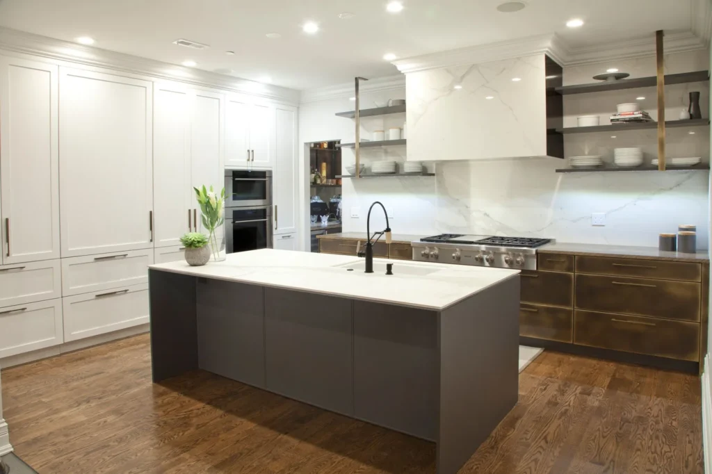Two tone kitchen island in the SP Group gallery