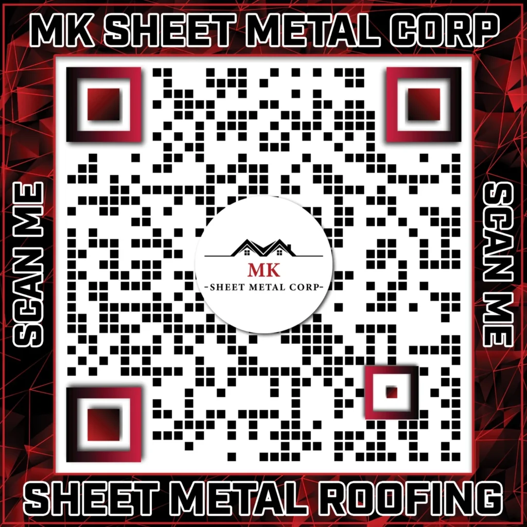 Mk sheet metal qr design in the Your Info Bank marketing portfolio