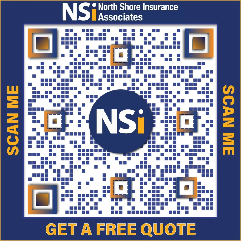 Northshore insurance qr design in the Your Info Bank marketing portfolio